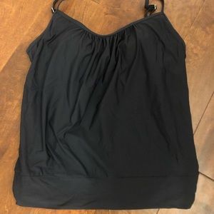 Black Tankini Top